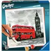 Image de CreArt Peinture au numéro : Format Carré : Londres Ravensburger-28997