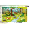 Image de Puzzle cadre 15 pièces : Les animaux de la forêt Nathan-Ravensburger-86011