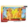 Image de Puzzle cadre 15 piÃ¨ces : Le Roi Lion Disney : Simba et Nala