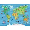 Image de Puzzle 100 piÃ¨ces : Carte du monde des monuments