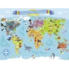 Image de Puzzle 150 pièces : Carte du monde Nathan-Ravensburger-86806
