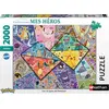 Image de Puzzle 2000 pièces Les 16 types de Pokémon - Collection Mes Héros Nathan