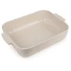 Image de PEUGEOT Plat à gratin en céramique Appolia 32cm Blanc blanc