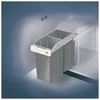 Image de Poubelle multi-box 2 x 15 l l.260xp510xh460 mm gris 1 pièce(s) poubelle multi-box 2 x 15 l l.260xp510xh460 mm gris - hailo