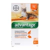 Image de Advantage 40 Solution Antipuce pour Chat et Lapin de - 4kg 4 Pipettes