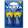 Image de Piles alcaline longlife power piles alcalines longlife power lr20 / d lr20 / d 1 blister(s) de 2 pièce(s) alcaline 2 pièce(s) - varta