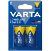 Image de Piles alcaline longlife power piles alcalines longlife power lr14 / c lr14 / c 1 blister(s) de 2 pièce(s) alcaline 2 pièce(s) - varta