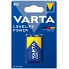 Image de Piles alcaline longlife power piles alcalines longlife power 9v 1 pièce(s) 6lr61 / 9v alcaline - varta