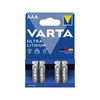 Image de Piles lithium pro lithium piles lithium pro lithium lr03 / aaa lr03 / aaa 1 blister(s) de 4 pièce(s) lithium 4 pièce(s) - varta