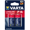 Image de Piles alcaline longlife max power piles alcalines longlife max power lr14 / c lr14 / c 1 blister(s) de 2 pièce(s) 2 pièce(s) alcaline - varta