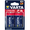 Image de Piles alcaline longlife max power piles alcalines longlife max power lr20 / d lr20 / d 1 blister(s) de 2 pièce(s) alcaline 2 pièce(s) - varta