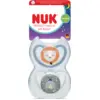 Image de NUK  Lot de 2 sucettes 18/36m Perfect Match Air Nuit