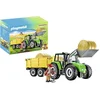 Image de Tracteur Avec Remorque Playmobil 9317