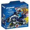 Image de Playmobil - City Action, Policier Et Quad Avec Moteur De Rétro-friction