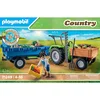 Image de Tracteur avec remorque Playmobil Country 71249