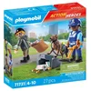 Image de Policier avec chien de recherche et voleur PLAYMOBIL ACTION HEROES 71731