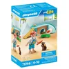 Image de Enfant avec 2 cochons d'Inde et accessoires Playmobil My Life 71746