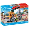Image de Camion grue avec ouvrier & accessoires Playmobil Action Heroes 71750