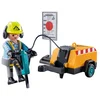 Image de Ouvrier avec marteau-piqueur et signalisation Playmobil Action Heroes 71752