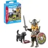 Image de Figurine viking bouclier arme + chien Playmobil Noir 9,3x12x3,8 cm A2501390