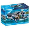 Image de Pirate et requin avec mâchoire articulée PLAYMOBIL Pirates 71793