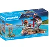 Image de Pirate avec radeau flottant et trésor PLAYMOBIL Pirates 71794