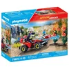 Image de Pompier avec quad et arbustes enflammés PLAYMOBIL ACTION HEROES 71825