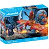 Image de Super-héros et son drone contre un ninja Playmobil Heroes 71833