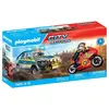 Image de Pick-up de police, moto & 2 personnages PLAYMOBIL City action 71875