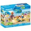 Image de Famille jouant dans le sable à la plage Playmobil My Life 71906