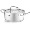 Image de FISSLER Kochtopf mit Glasdeckel ORIGINAL PROFI COLLECTION 20cm/2,6l Edelsathl argent