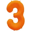 Image de Ballon Neon Orange : Chiffre 3 R-10009-PKG