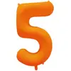 Image de Ballon Neon Orange : Chiffre 5 R-10011-PKG