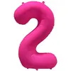 Image de Ballon Neon Rose : Chiffre 2 R-10024-PKG