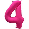 Image de Ballon Neon Rose : Chiffre 4 R-10026-PKG