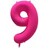 Image de Ballon Neon Rose : Chiffre 9 R-10031-PKG