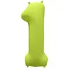 Image de Ballon Neon Jaune : Chiffre 1 R-10036-PKG