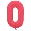 Image de Ballon Neon Rouge : Chiffre 0 R-10061-PKG