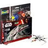 Image de Figurine de collection Maquette Revell Star Wars Model Set X-Wing Fighter Rouge 11 cm REV63601