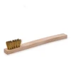 Image de Brosses bougie brosse bougie manche bois acier laitonné droit 0,20 mm 1 pièce(s) - osborn