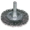 Image de Brosses circulaires brosse circu. tige eco ø50 acier ondulé 0,30 mm ép.7mm 1 pièce(s) circulaire acier avec ondulé 0,3 7 mm 50 mm - osborn