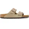 Image de Sandales cuir Birkenstock Arizona Suede Beige 39 51461