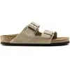 Image de Sandales cuir Birkenstock Arizona Suede Beige 42 Étroit 51463
