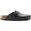Image de Sabots Birkenstock Boston Natural Leather Noir 37 Étroit 60193