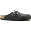 Image de Sabots en laine Birkenstock Boston Gris 37 Étroit 160373