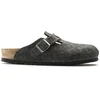 Image de Sabots en laine Birkenstock Boston Gris 42 Étroit 160373