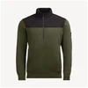 Image de Sweat col montant rob 200 - 300 g 2xl entre 1 et 3 coton / polyester sweat 1 pièce(s) sweat zip rob olive/noir t2xl noir, vert - fhb