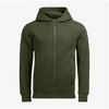 Image de Sweat zippé à capuche quentin vert l 300 - 400 g entre 1 et 3 sweat 1 pièce(s) coton, polyester recyclé sweat zippé à capuche quentin vert olive tl -