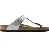 Image de Tongs femme Birkenstock Gizeh Etroite Gris 36 Étroit 43853