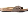 Image de Sandales Birkenstock Madrid Birko-Flor Birkibuc Marron 43 Étroit 40093